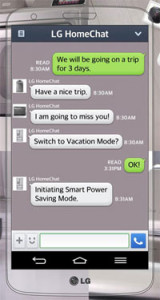 LG's new Washing Machine can SMS