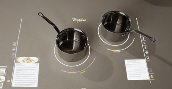 Interactive Cooktop smart appliance of the future